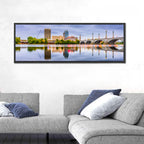 Springfield Memorial Bridge Skyline Wall Art