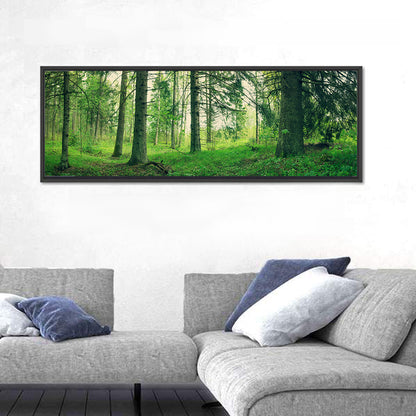 Green Forest Wall Art