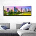 Houston Skyline at Dusk Wall Art