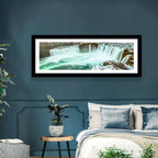 Goðafoss Winter Waterfall Wall Art