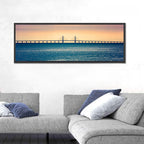 Øresund Bridge at Sunset Wall Art