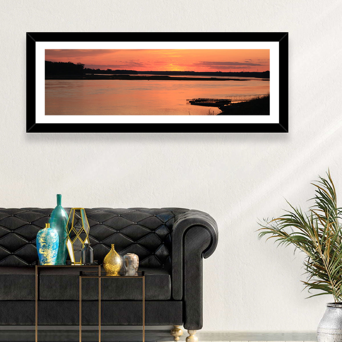 Missouri River Sunset Wall Art