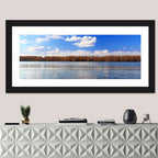 Andalusia Slough Autumn River Wall Art