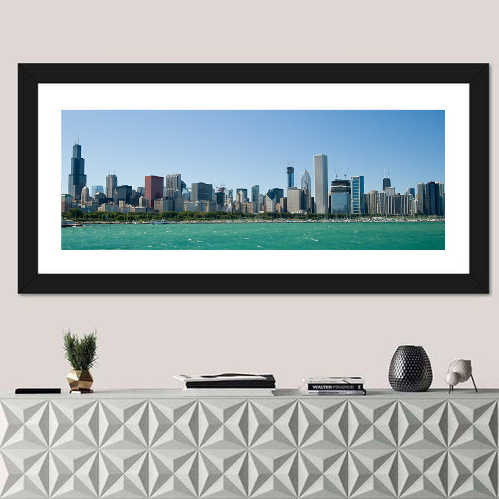 Chicago Skyline with Willis Tower Wall Art