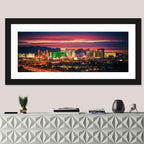 Las Vegas Twilight Skyline Wall Art