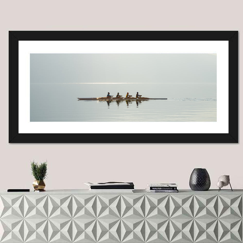 Four Rowers on Lake Lugano Wall Art