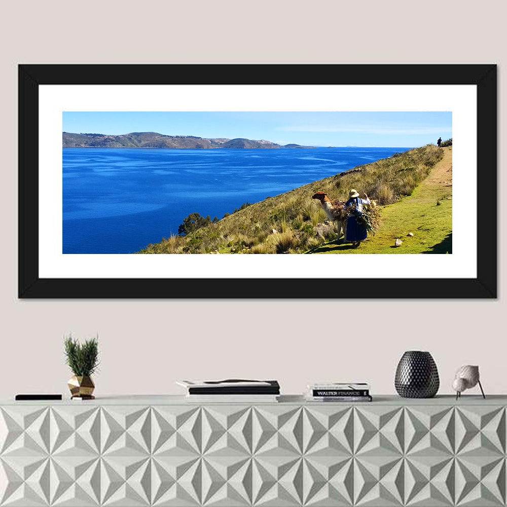 Moon Island Hillside, Lake Titicaca Wall Art