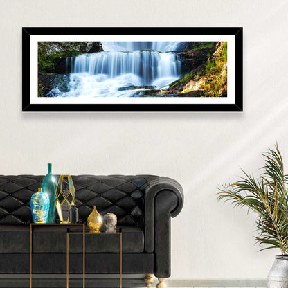 White Waterfall Wall Art