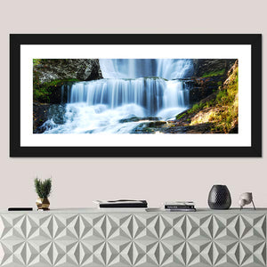 White Waterfall Wall Art