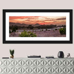 Sunset Curve on Texas Highway 16 Wall Art