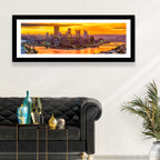 Pittsburgh Skyline at the Point Wall Art