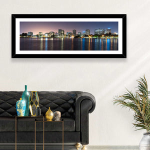 Oakland Skyline from Lake Merritt Wall Art