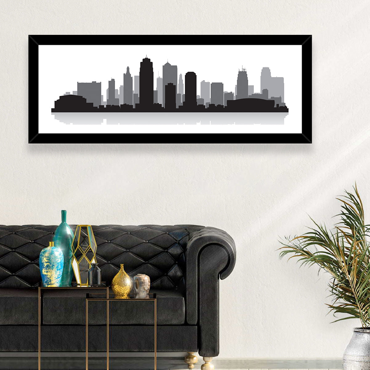 Kansas City Skyline Wall Art