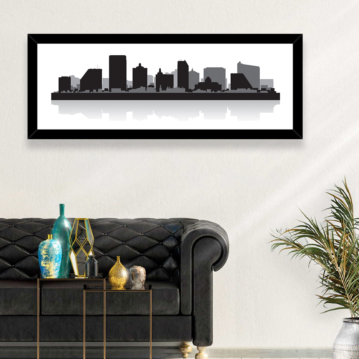 Atlantic City Skyline Wall Art