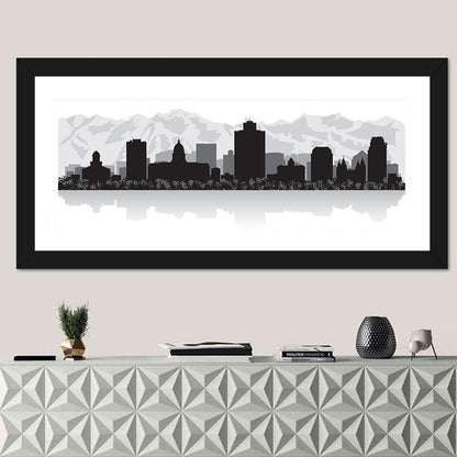 Salt Lake City Skyline Wall Art