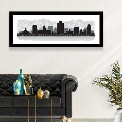 Salt Lake City Skyline Wall Art