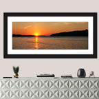 Mississippi River Sunset Wall Art