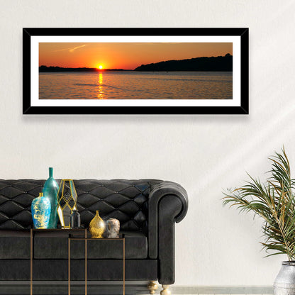 Mississippi River Sunset Wall Art