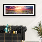 Texas Bluebonnet Sunset Wall Art