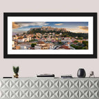 Acropolis and Parthenon Over Athens at Golden Hour Wall Art