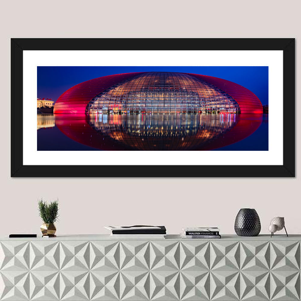 Ncpa Beijing Night Reflection Wall Art
