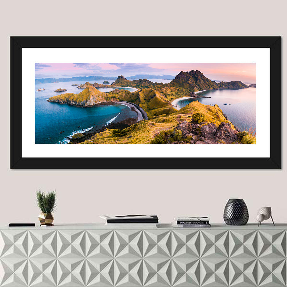 Padar Island Sunrise View Wall Art