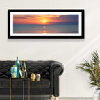 Lake Michigan Sunset Reflection Wall Art