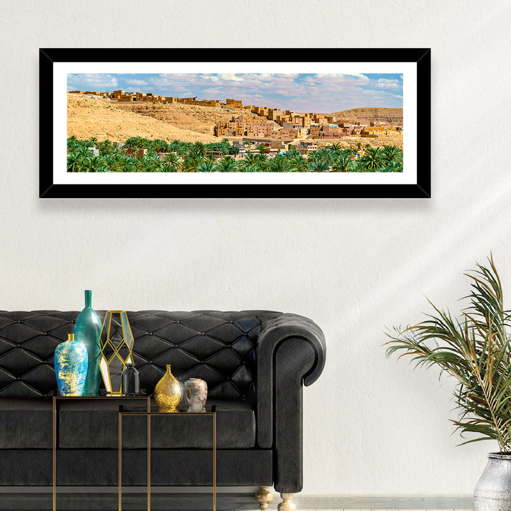 Ksar Bounoura Oasis Town Vista Wall Art