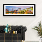 Cleveland Skyline at Dusk Wall Art