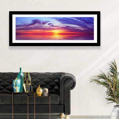Bay Beach Sunset Wall Art