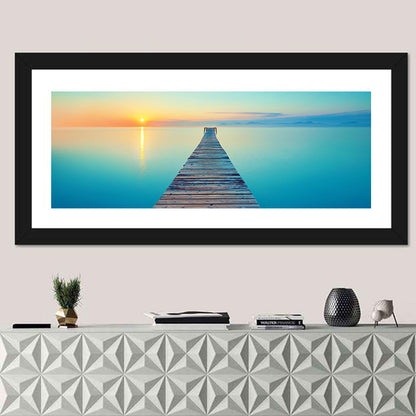 Lake Footbridge Wall Art