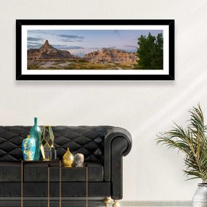 Badlands Mountains Wall Art