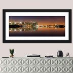 Manhattan Twilight Reflection Wall Art