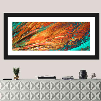 Flowing River Abstract Wall Art