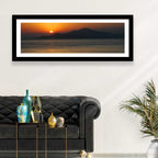 Lake Sevan Sunset Reflection Wall Art