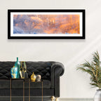 Sunlit Winter Forest Wall Art