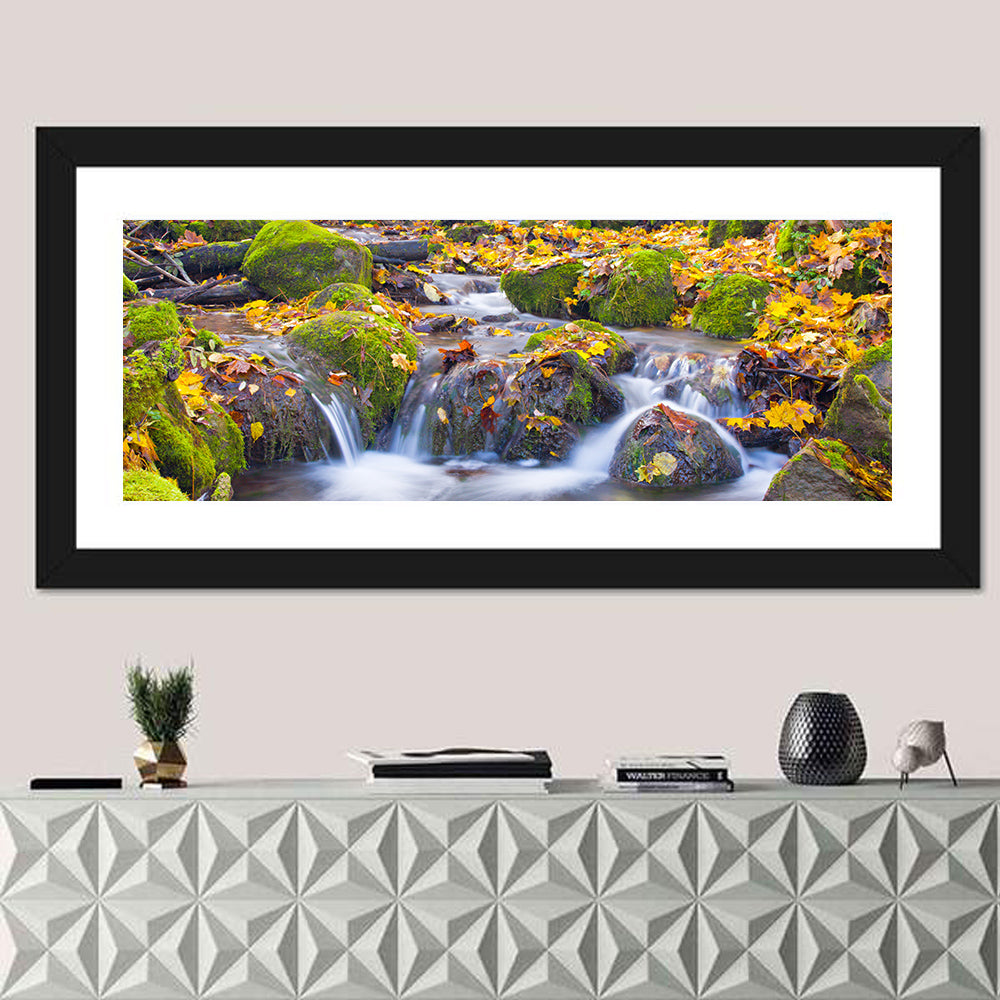 Mossy Autumn Stream Wall Art