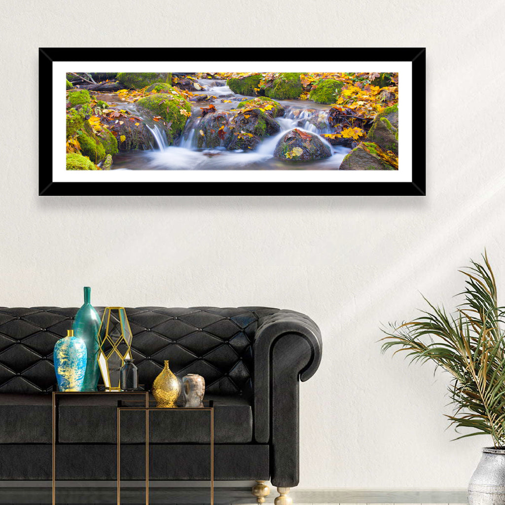 Mossy Autumn Stream Wall Art