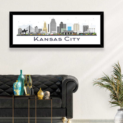 Kansas City Skyline Wall Art