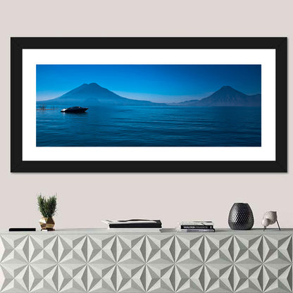 Boat At Lake Atitlan Wall Art