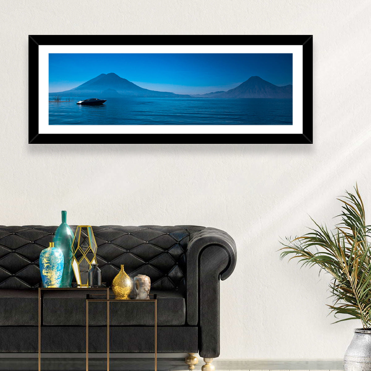Boat At Lake Atitlan Wall Art