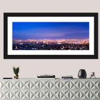 Tehran Nightscape Wall Art