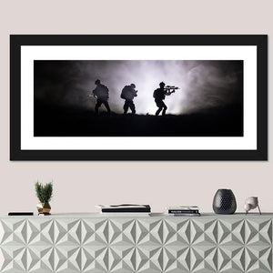 Military Soldiers in War Wall Art