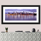 Vancouver Skyline at Twilight Wall Art