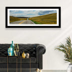 Montana Road Through Golden Hills Wall Art