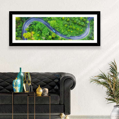 Summer Forest Road Wall Art