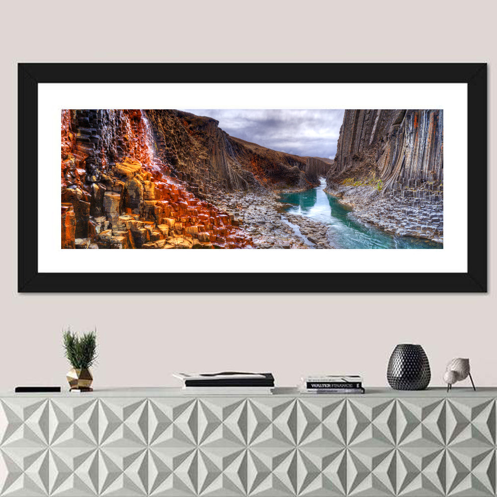 Studlagil Canyon Basalt Columns Wall Art