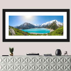 Big Almaty Lake Vista Wall Art