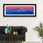 Mount Baker Alpenglow Wall Art