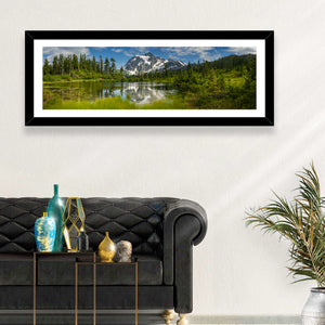 Mt Shuksan from Picture Lake Wall Art